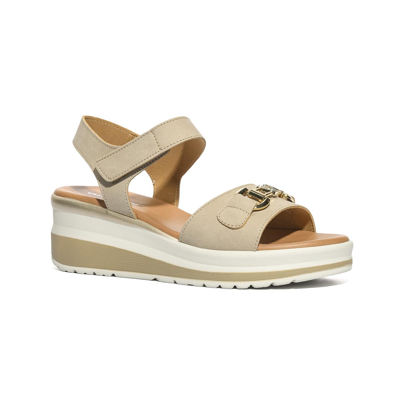 VALLEVERDE VGL201AF BEIGE Sandali Donna 