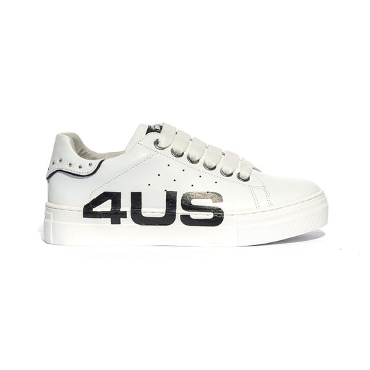 4US 41014 WHITE Sneakers Bambina 