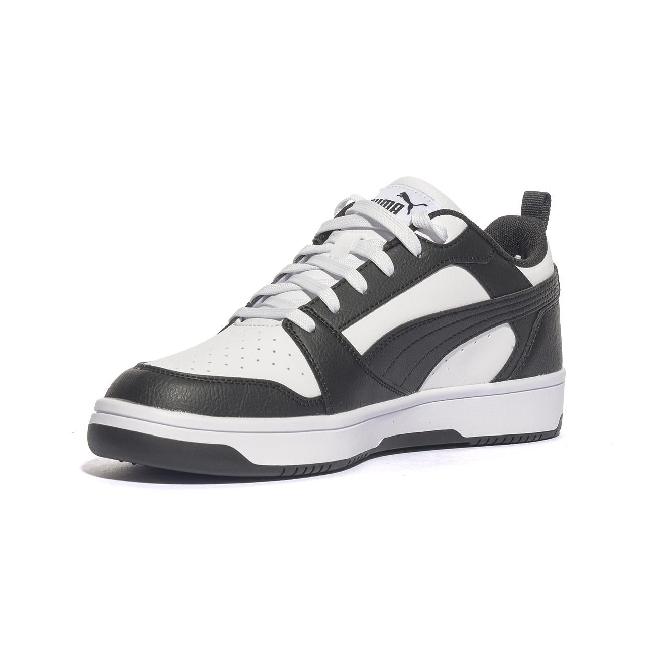 Sneakers Puma Rebound v6 Low BIanche Nere 392328-01white PUMA