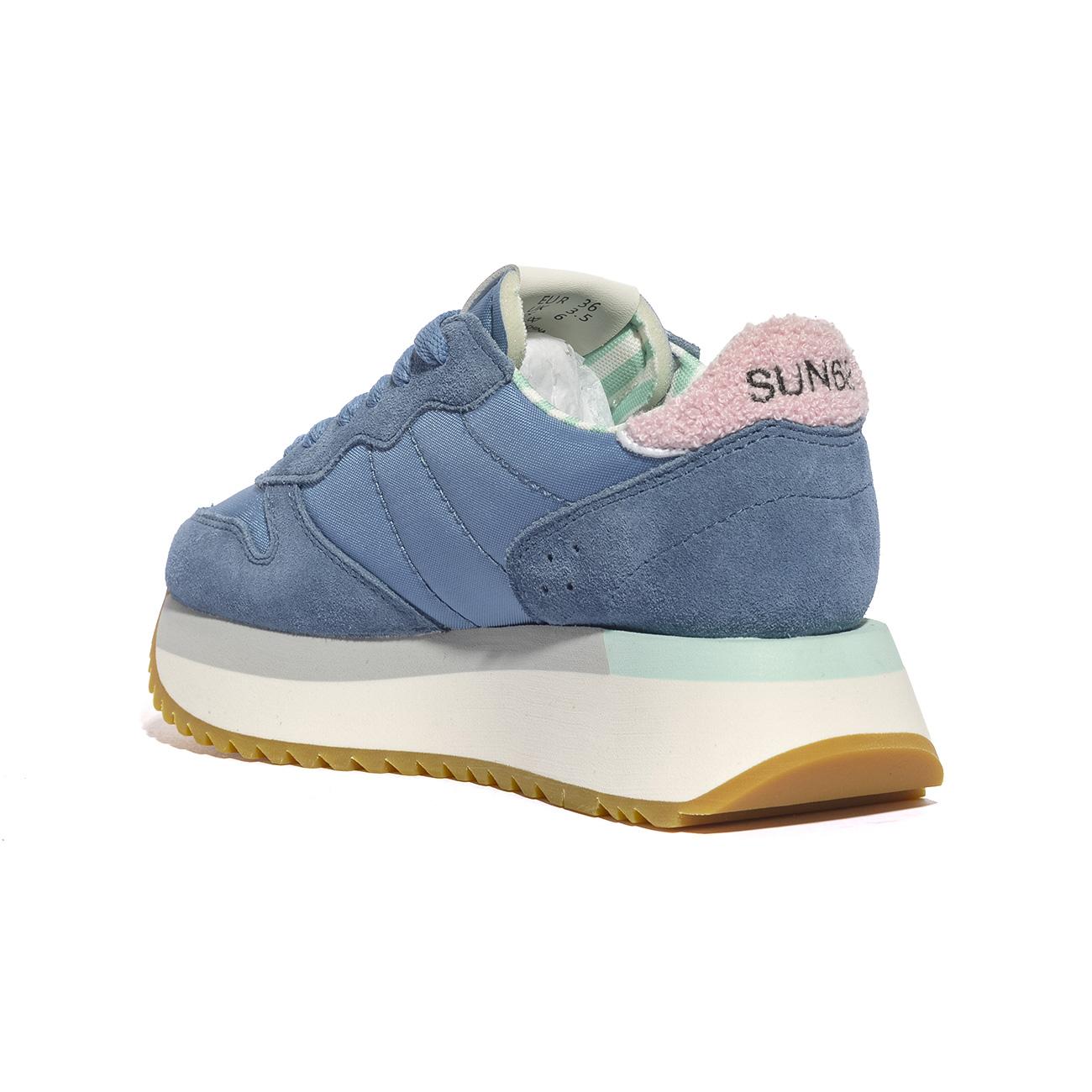 Sneakers Sun68  BIG STARGIRL SPONGE  LOGO Blu Z34215AVIO SUN 68