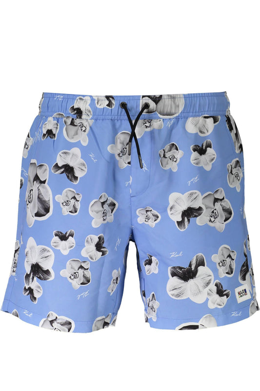 KARL LAGERFELD KL20MBM12_E368EB5_AZZURROSKY Celeste Costumi Uomo 