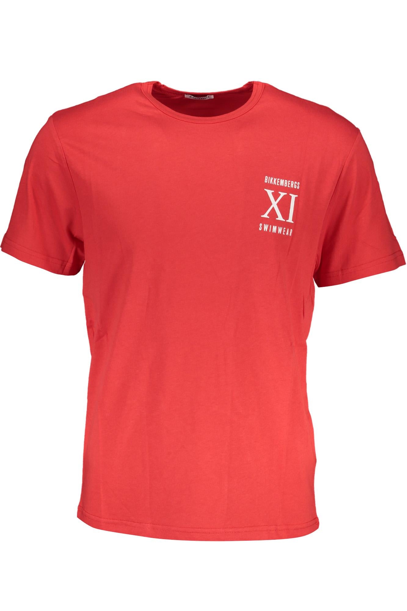 BIKKEMBERGS BKK1MTS05_RORED Rosso T-Shirt Uomo 