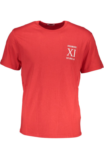 BIKKEMBERGS BKK1MTS05_RORED Rosso T-Shirt Uomo 
