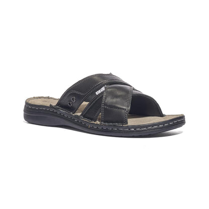 GLAMOUR 174002 NERO Sandali Uomo 