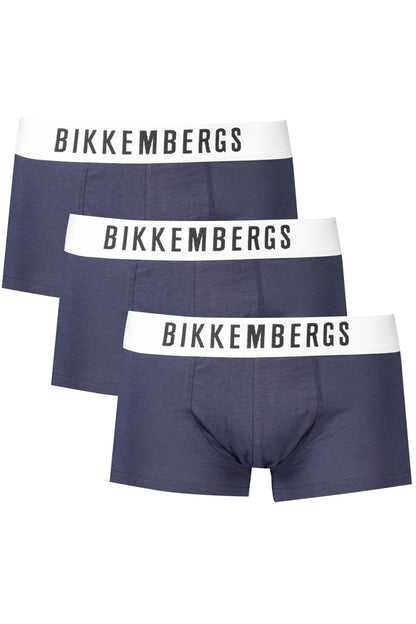 BIKKEMBERGS BKK1UTR10TR_BLNAVY Blu Boxer Uomo 