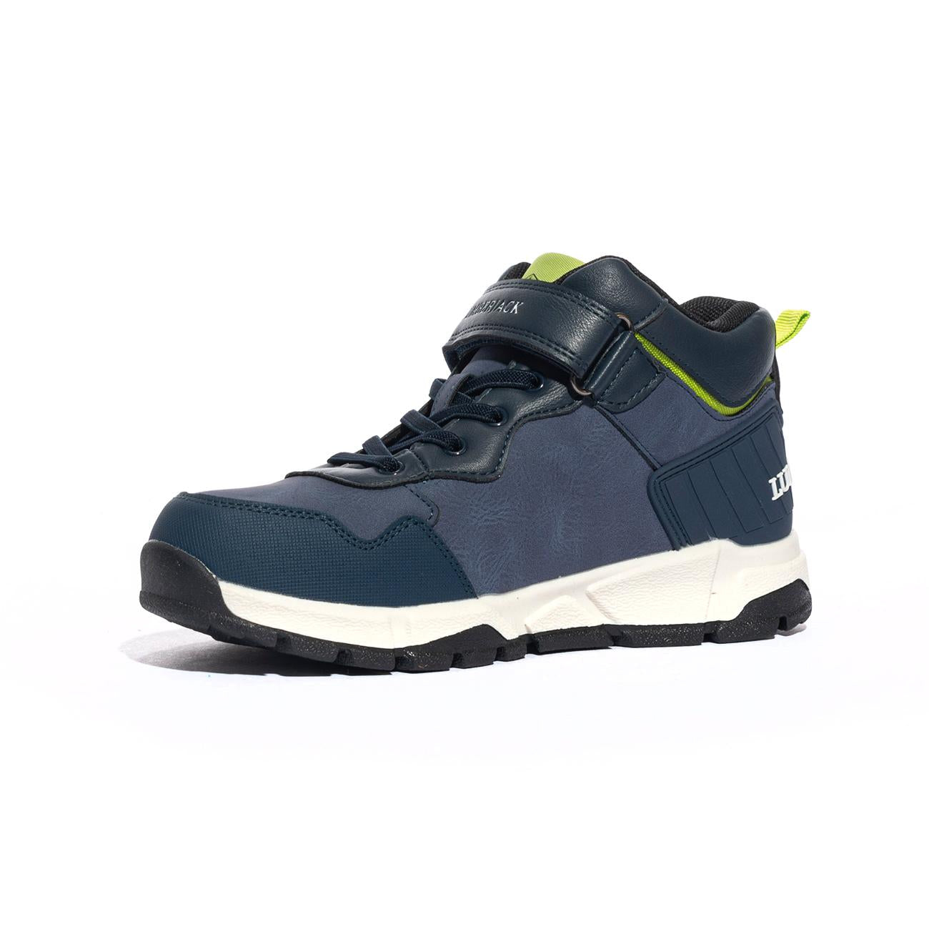 LUMBERJACK SBB9201-008 NAVY BLUE ACID GREEN Sneakers Bambino 