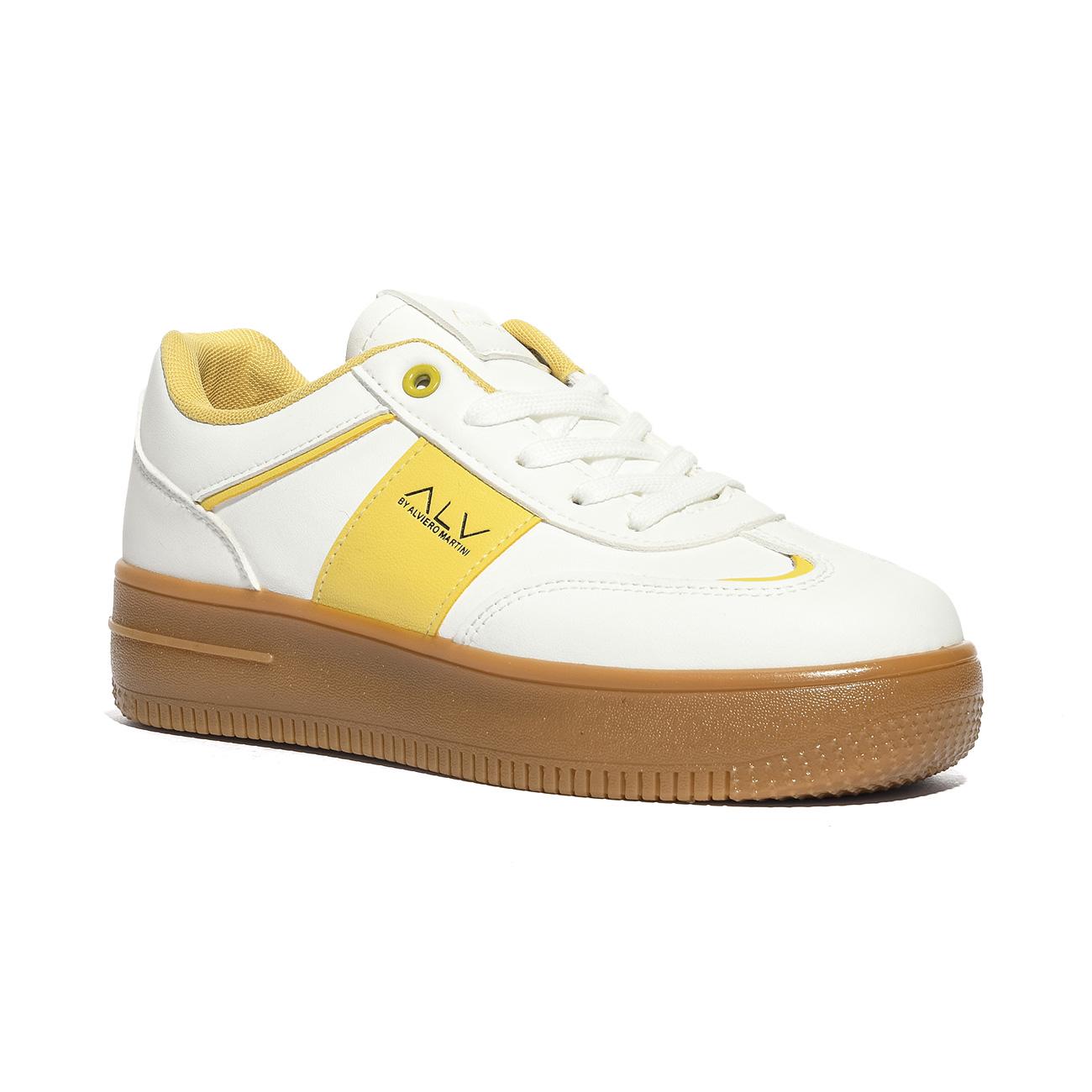 ALV By Alviero Martini ALVSD01742018 WHITEYELLOW Sneakers Donna 