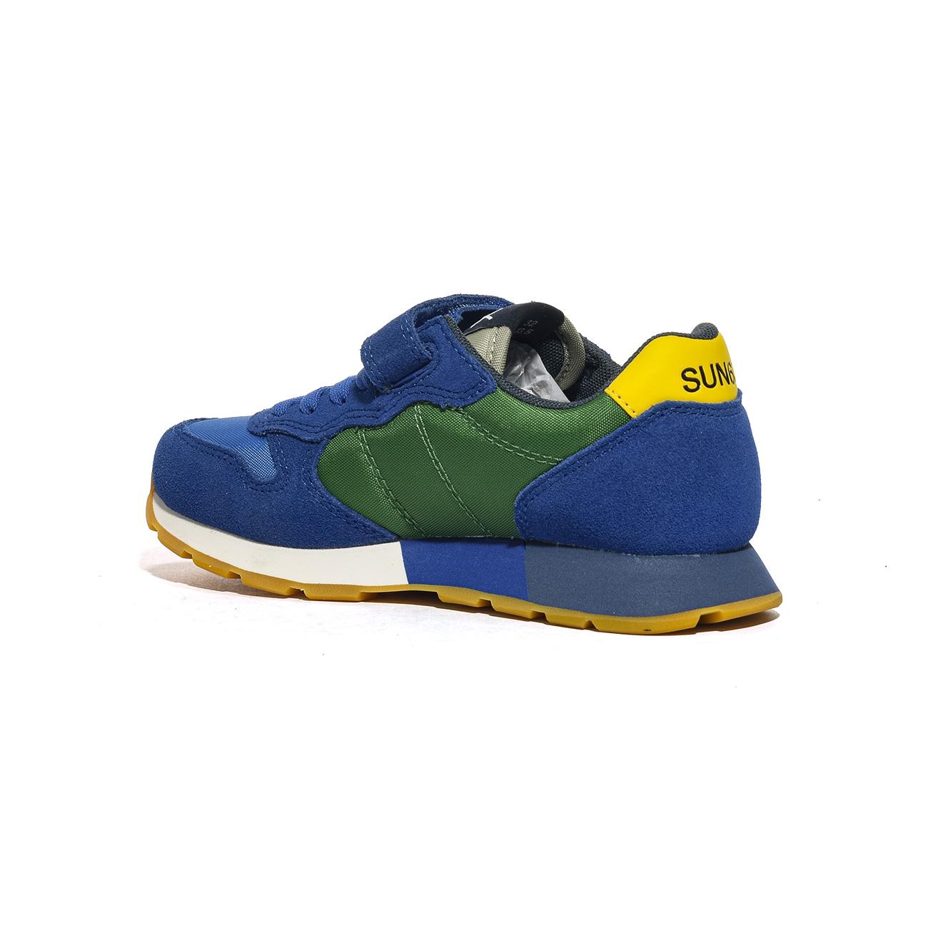 Sneakers Sun68 BOY'S JAKI BICOLOR ( KID) Blu Z34312KROYAL VERDE PRATO SUN 68