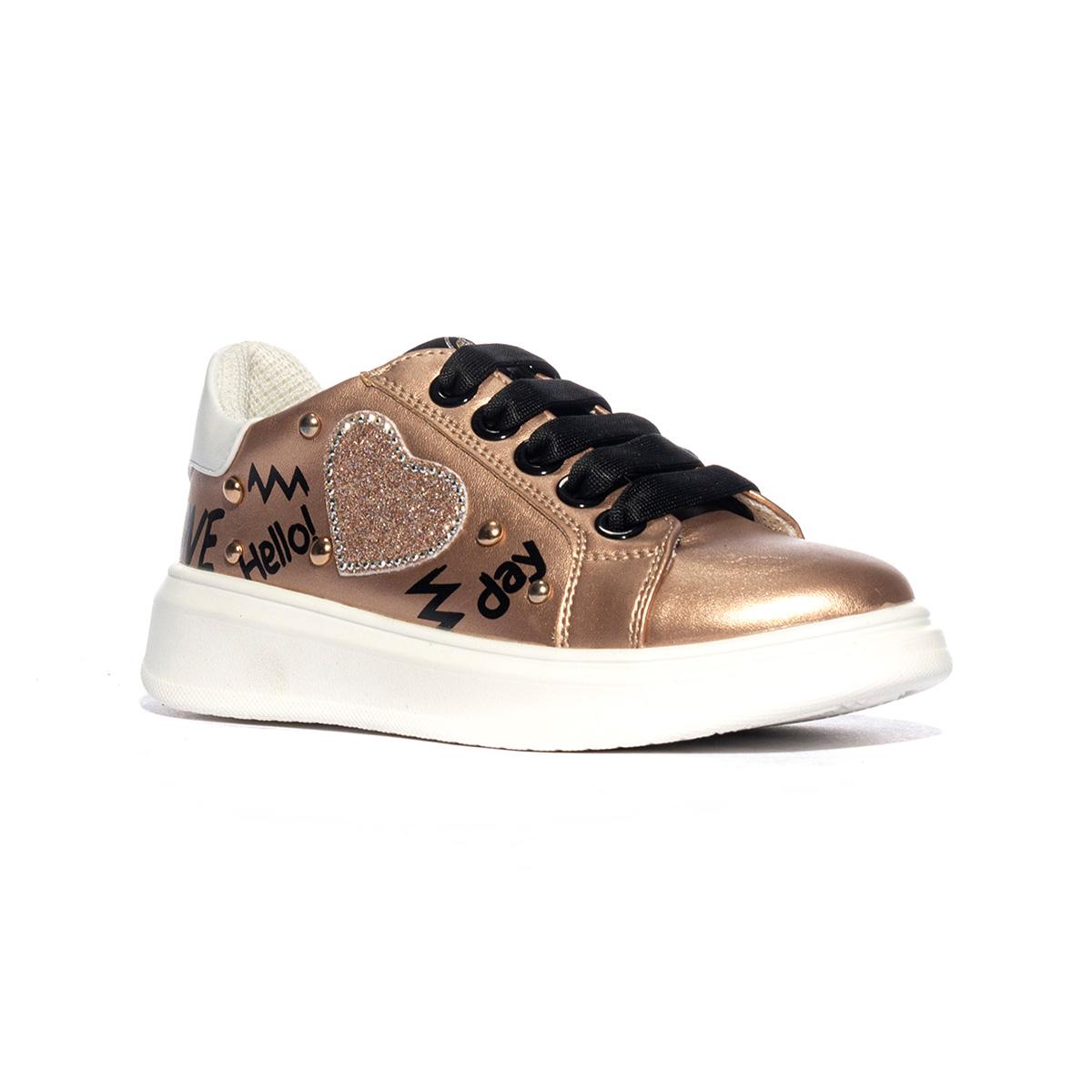 ASSO AG14131 RAME WHITE CIPRIA Sneakers Bambina 