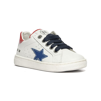 NATURINO 0012017502.09.1N96 WHITE.AZURE.RED Sneakers Bambino 