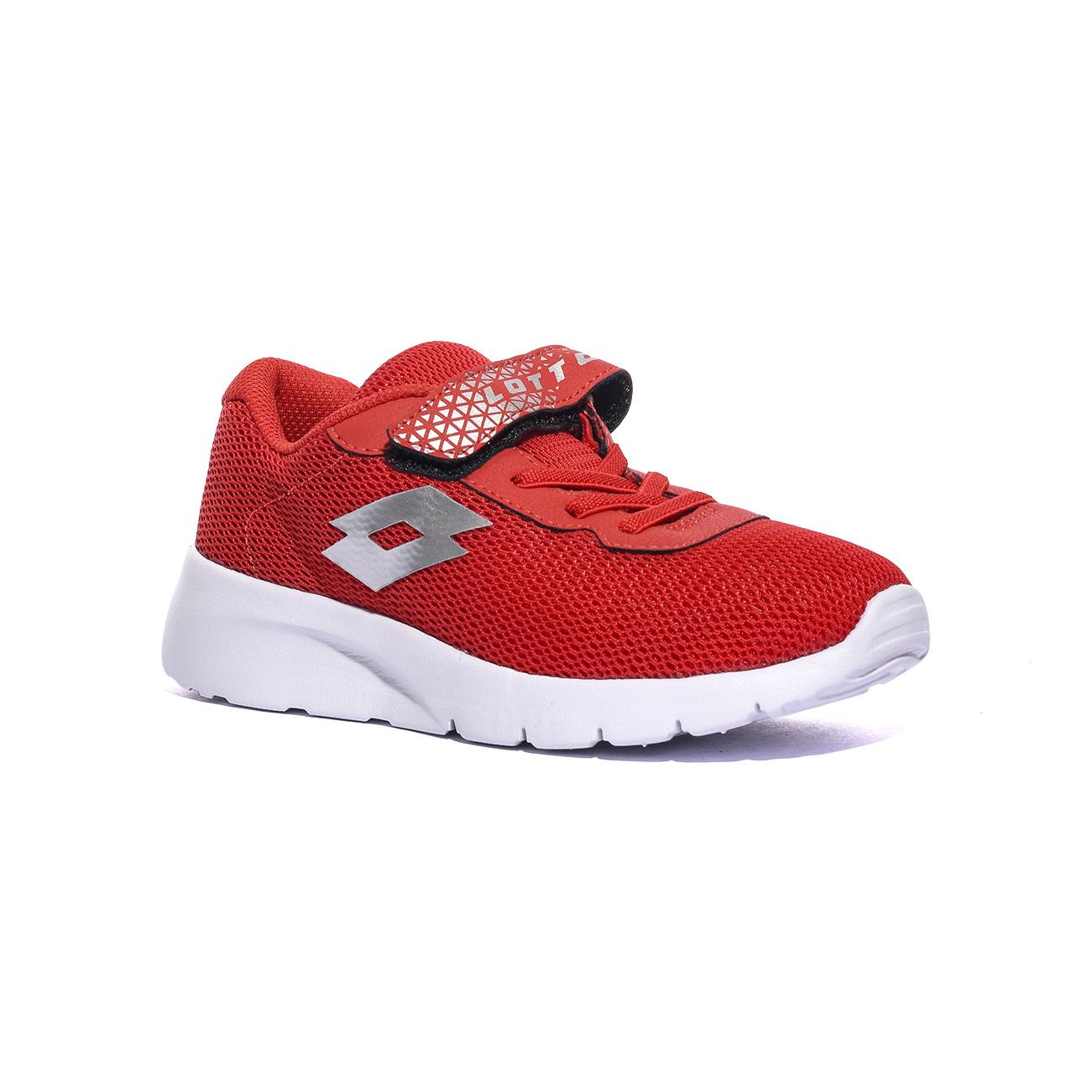 LOTTO 21579369G Red Silver Met Sneakers Bambino 