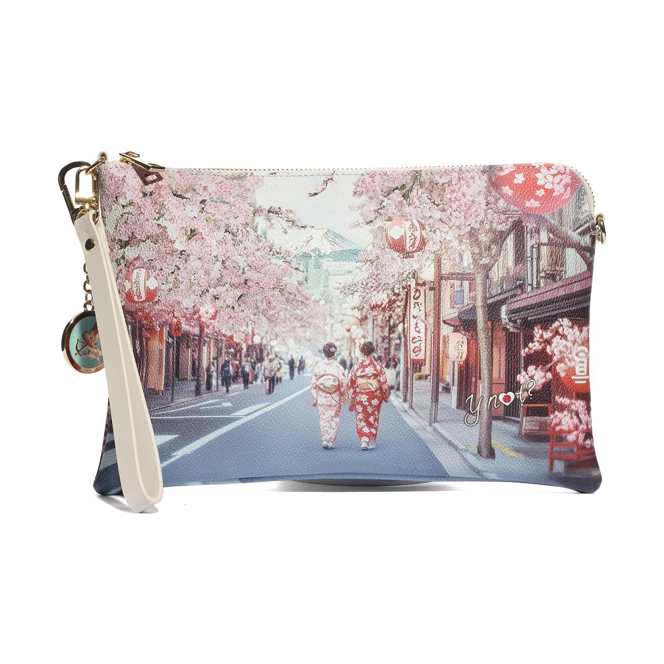 Y-NOT YES303S6 TOKYO SAKURA Pochette Donna 
