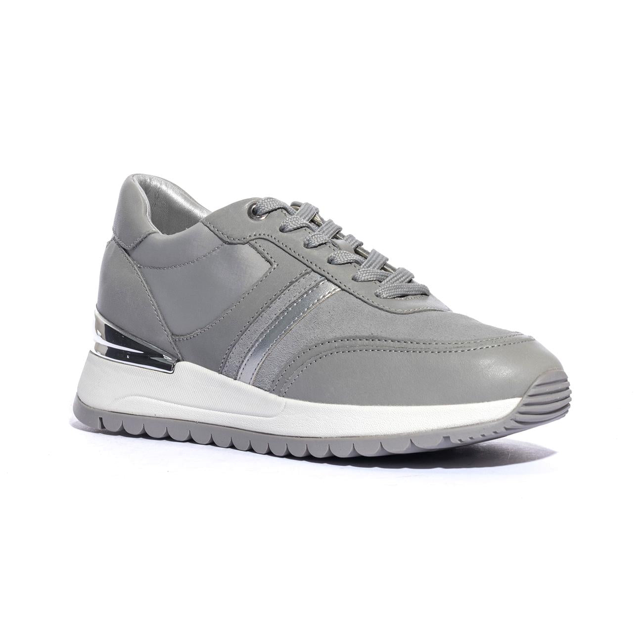 GEOX D3500A 8522 LT GREY  C1010 Sneakers Donna 