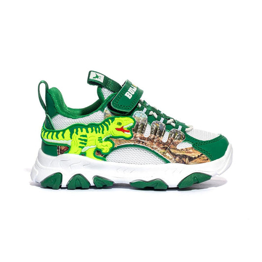 BULL BOYS DNAR5010B00 BIANCO VERDE Sneakers Bambino 