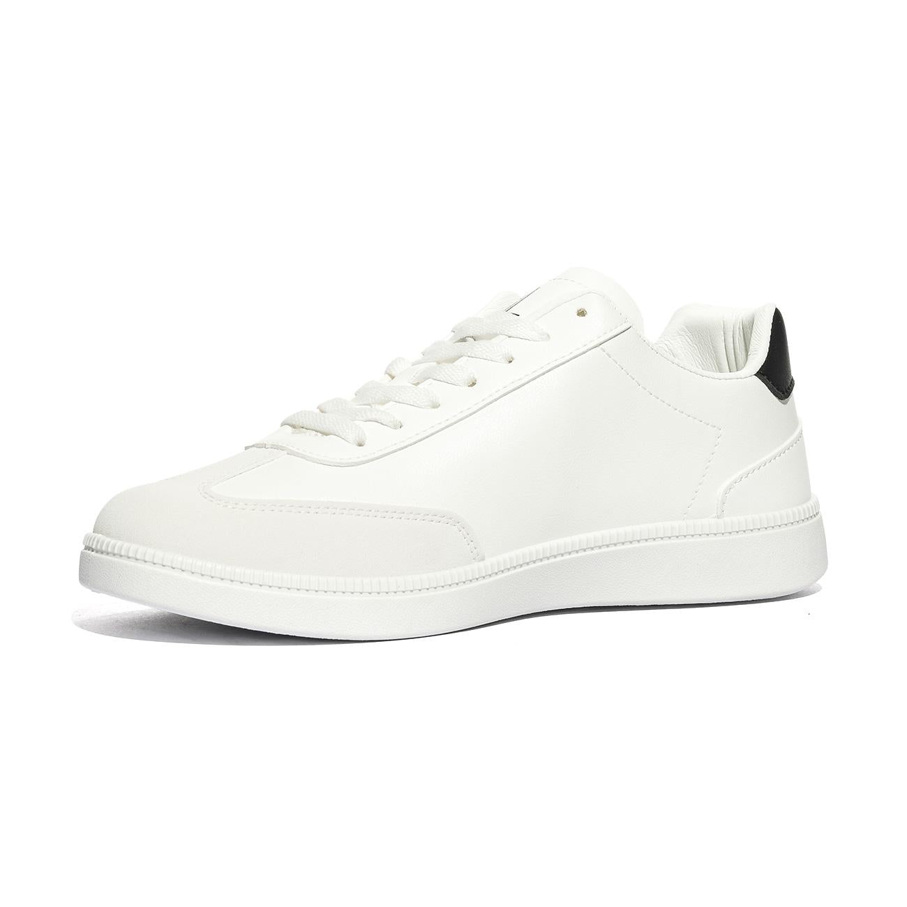 LANCETTI LNC870-2 WHITE BLACK Sneakers Uomo 
