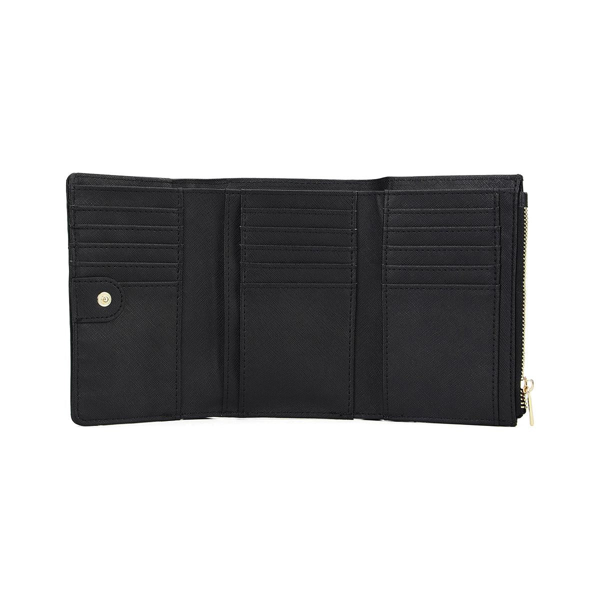 Y-NOT DAF653F6 BLACK Portafogli Donna 