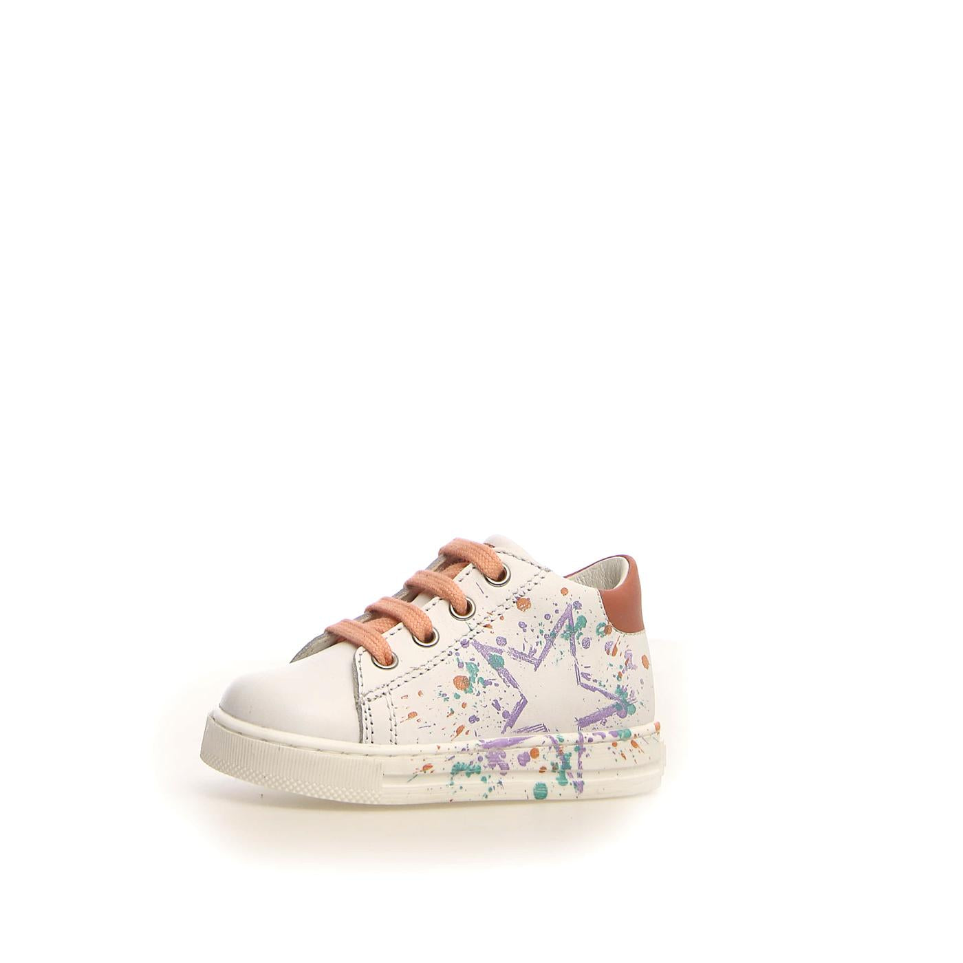 FALCOTTO 0012018363-01-2N52 WHITE-PEACH Sneakers Bambina 