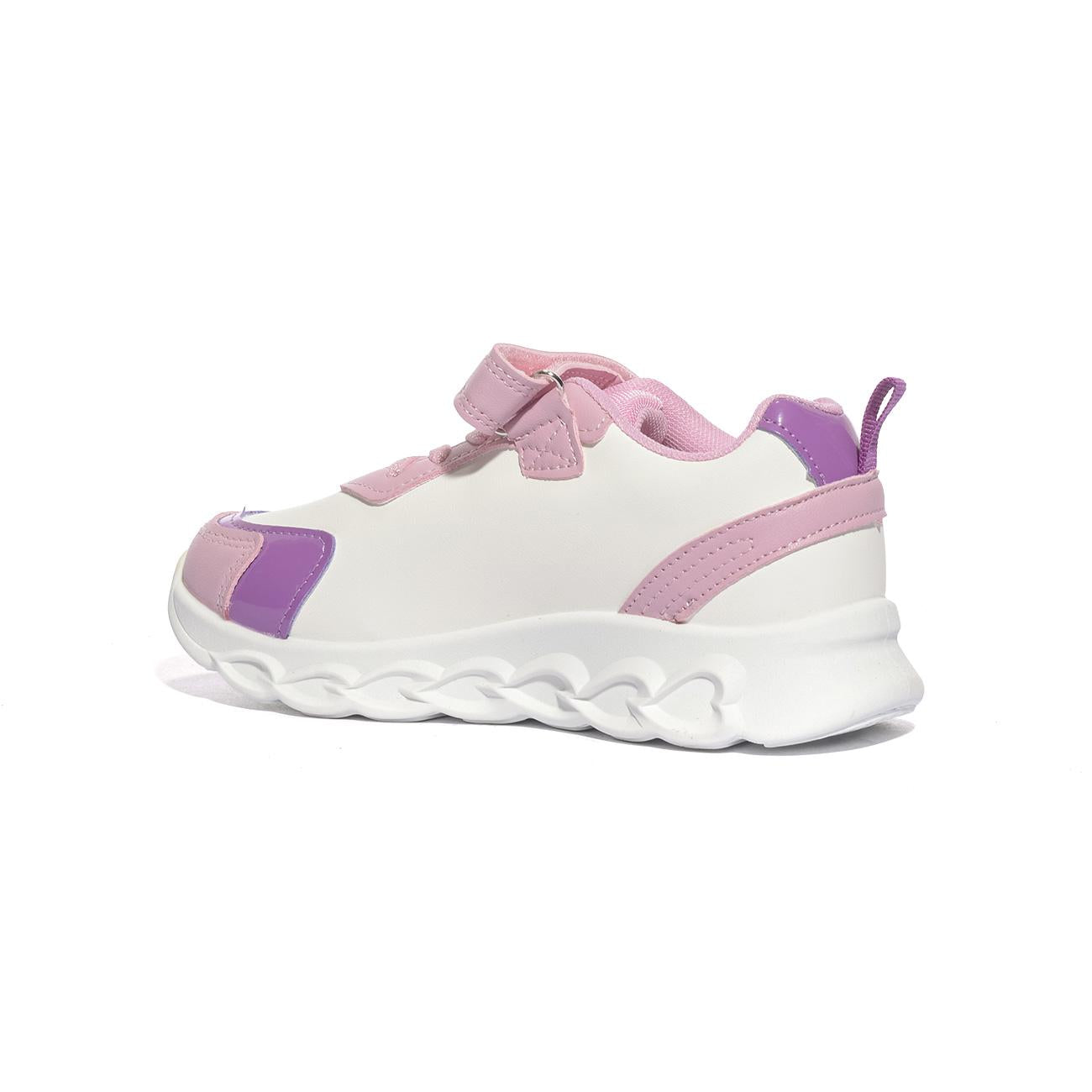 LELLI KELLY LKAA4490 BIANCO ROSA Sneakers Bambina 