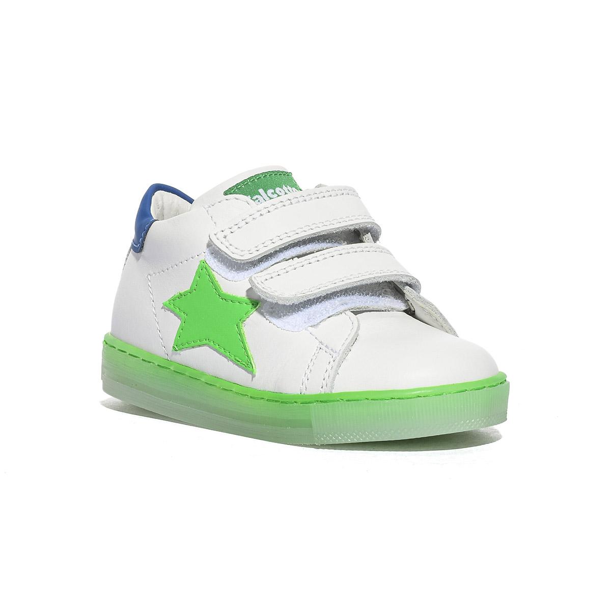FALCOTTO 0012015350.95.1N18 WHITE GREEN Sneakers Bambino 
