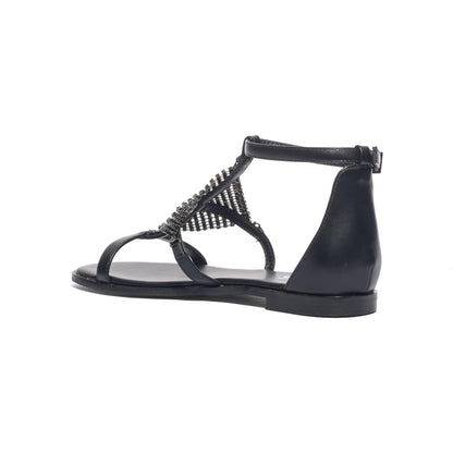 KEYS K12604 BLACK Sandali Donna 