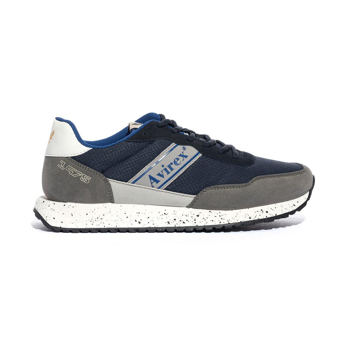 AVIREX OS AV41M42601 GREY NAVY Sneakers Uomo 