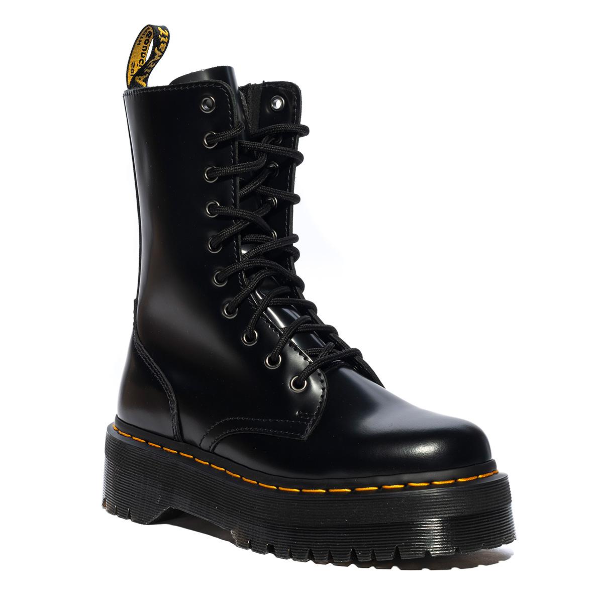 DR MARTENS 25565001 BLACK Anfibi Donna 