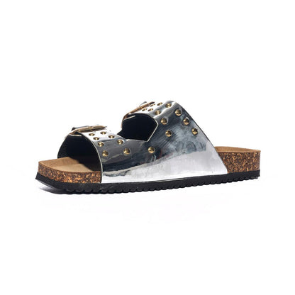 VALLEVERDE G52400T ARGENTO Sandali Donna 