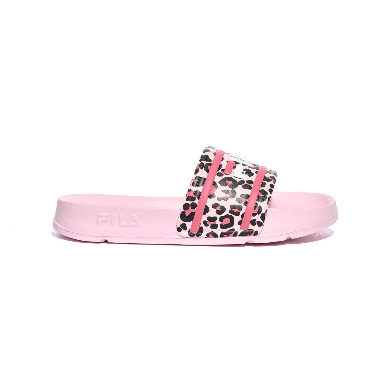 FILA FFK0118 Pink-a-boo-Leopard Ciabatte Bambina 