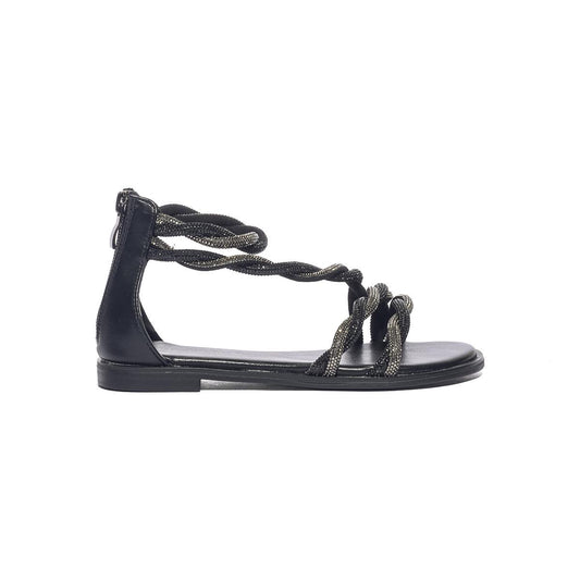 KHARISMA 7845 STRASS NERO C.FUCILE Sandali Bambina 