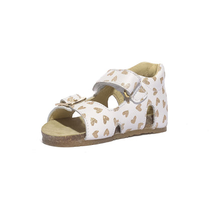 FALCOTTO 0011500737.F4.1N03 WHITE PLATINUM Sandali Bambina 