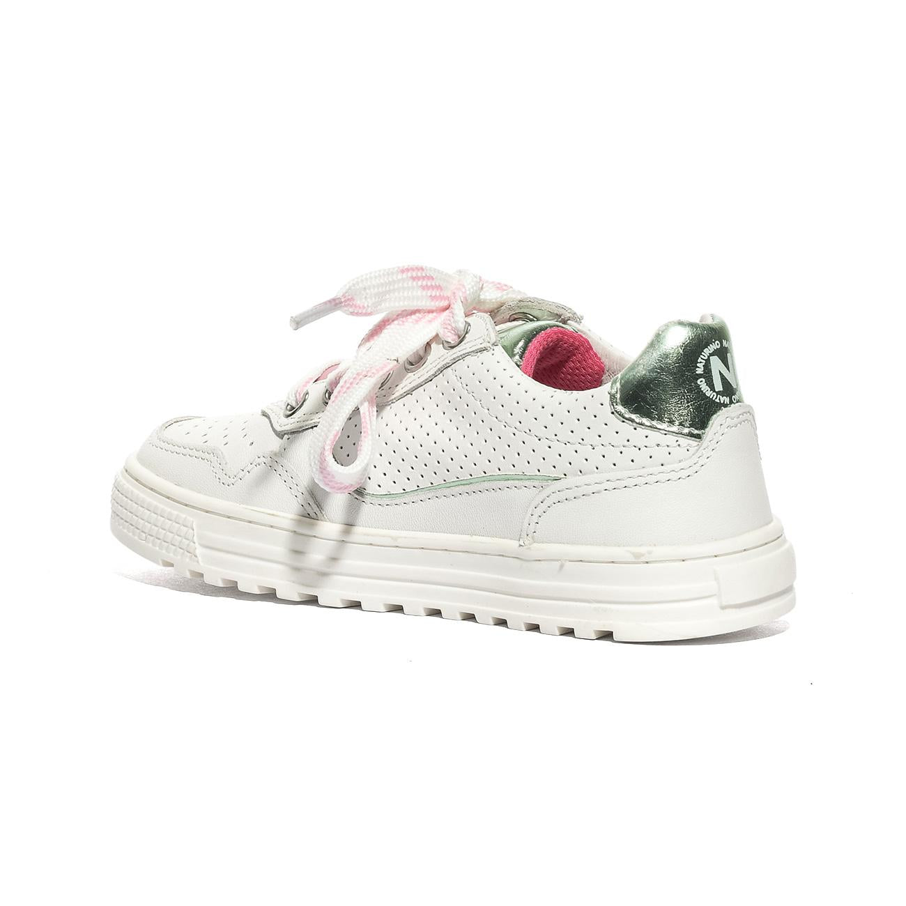 NATURINO 0012019066.04.2N71 WHITE.CAPRI.FUCHSIA Sneakers Bambina 