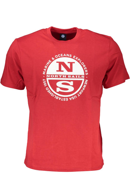 NORTH SAILS 902832000_RO0230 Rosso T-Shirt Uomo 
