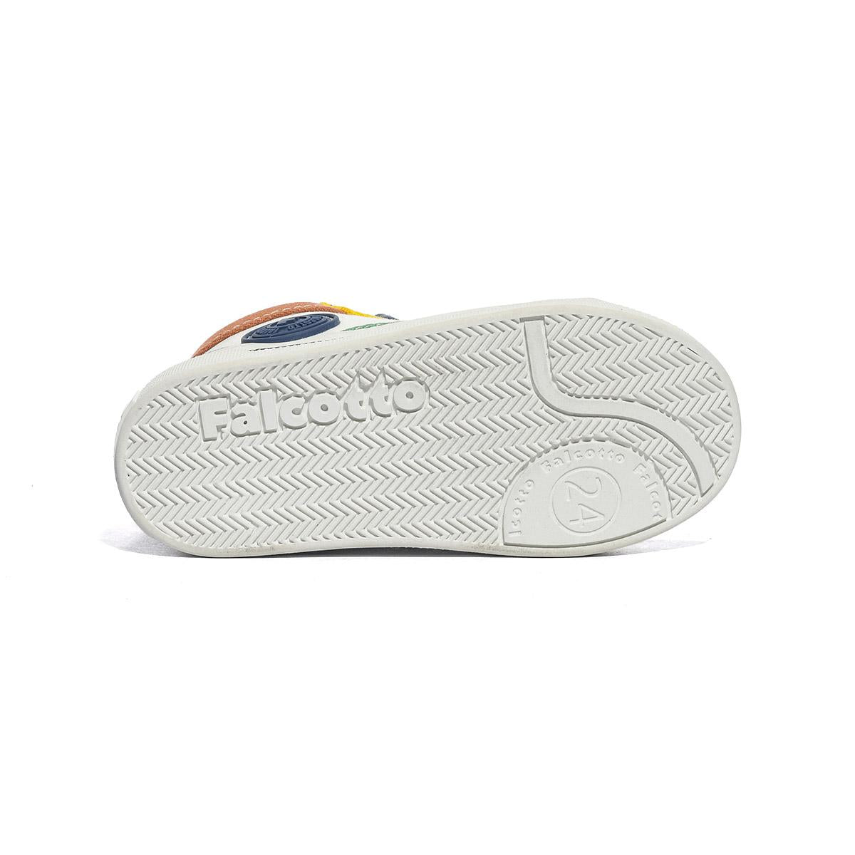 FALCOTTO 0012019054.02.1N17 WHITE YELLOW Sneakers Bambino 