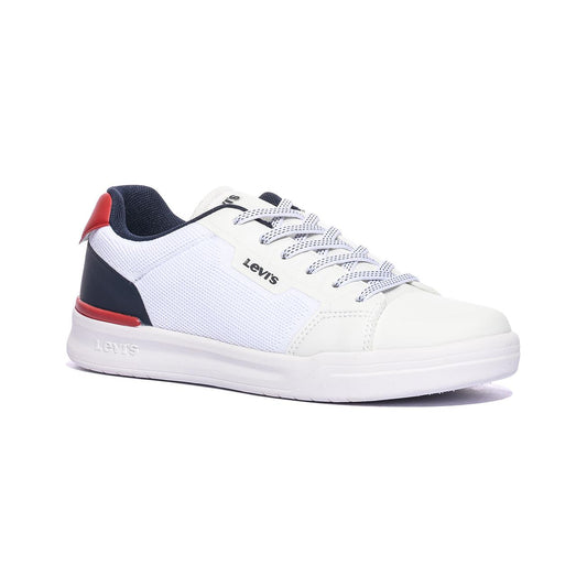 LEVI'S VDUT0004T WHITE NAVY RED Sneakers Bambino 