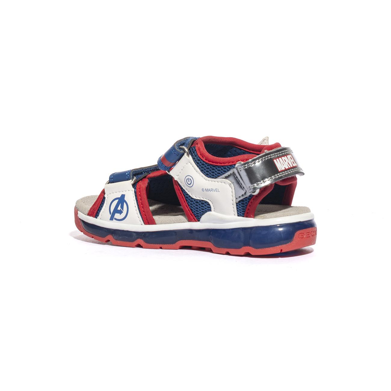 GEOX J450QA 1454 BLUE RED C0200 Sandali Bambino 