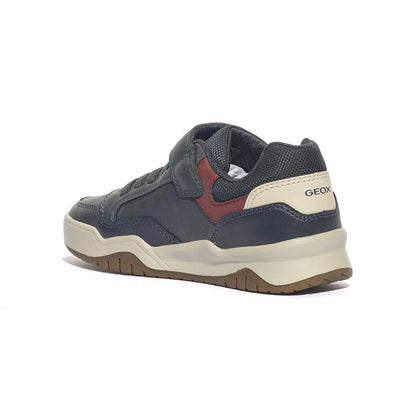 GEOX J367RE 0MEFU NAVY DK RED  C4244 Sneakers Bambino 