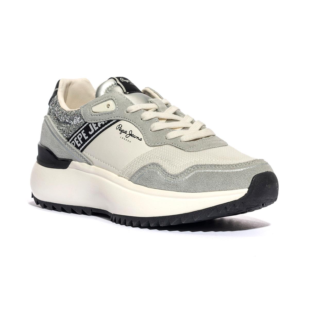 PEPE JEANS PLS60043 SILVER GREY Sneakers Donna 