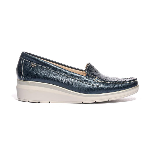 VALLEVERDE 11052 VITELLO NAVY Mocassini Donna 