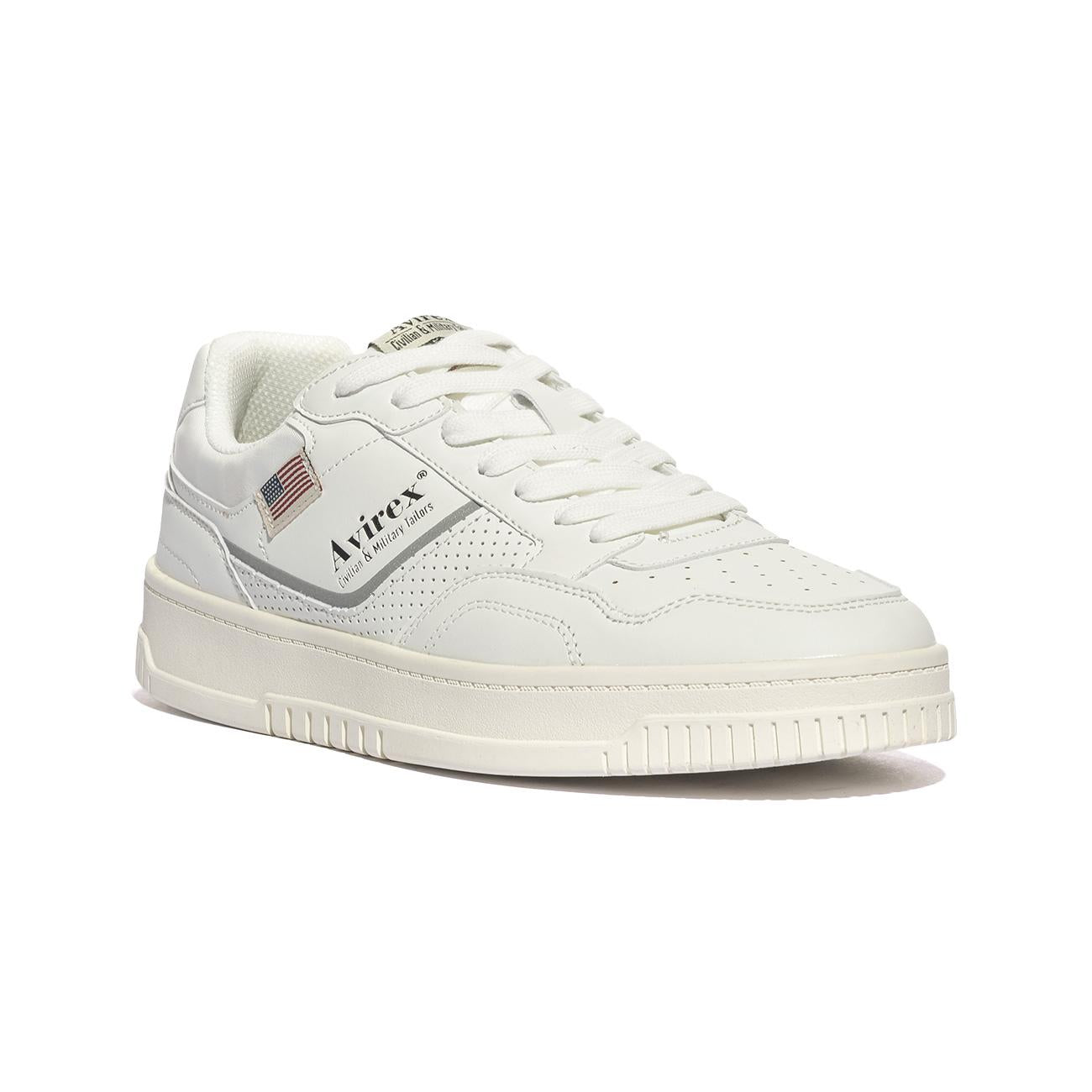 AVIREX ANDREW001 WHITE Sneakers Uomo 