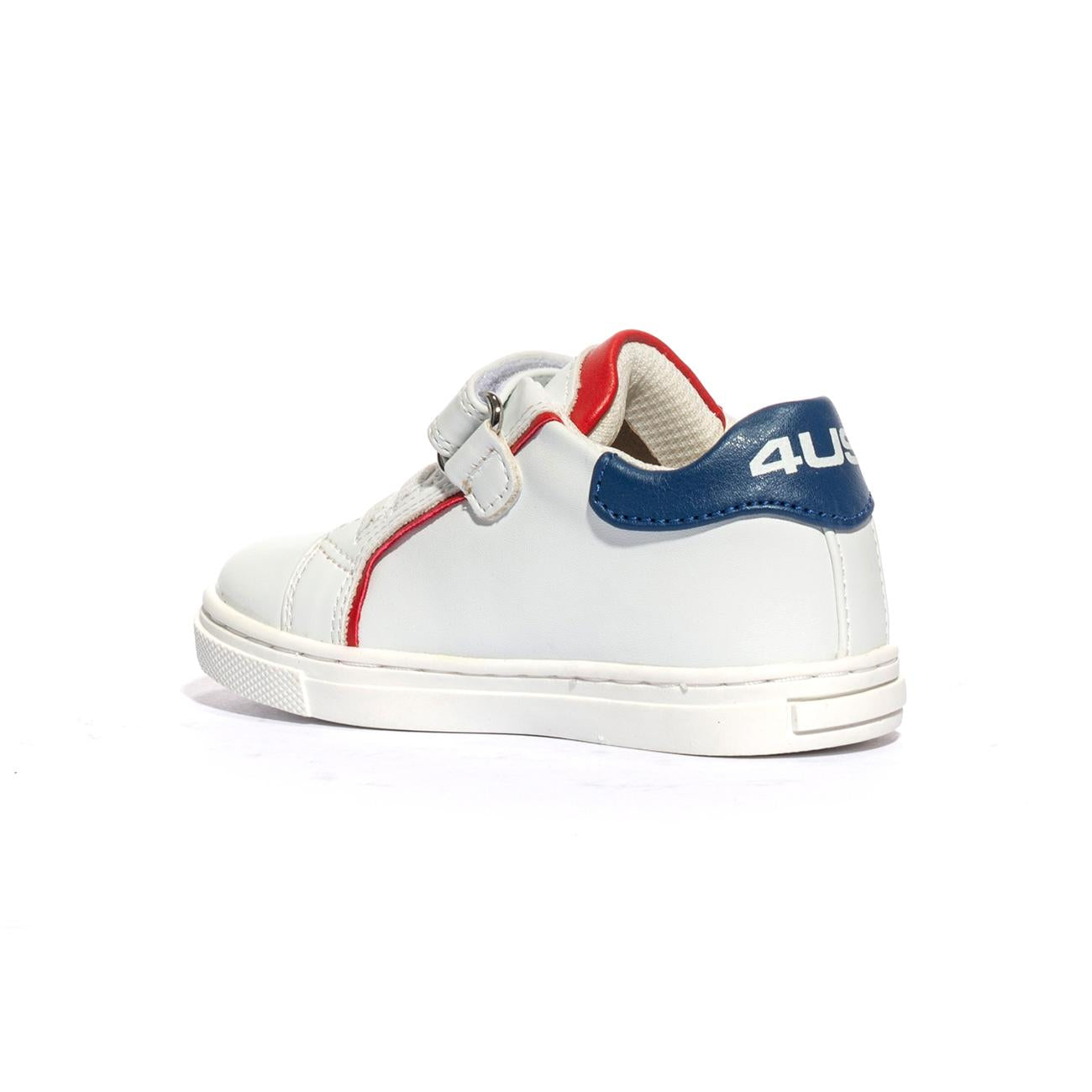 4US 42470 WHITE Sneakers Bambino 