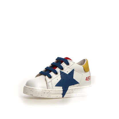 FALCOTTO 0012015331-01-1N82 WHITE-AZURE-YELLOW Sneakers Bambino 