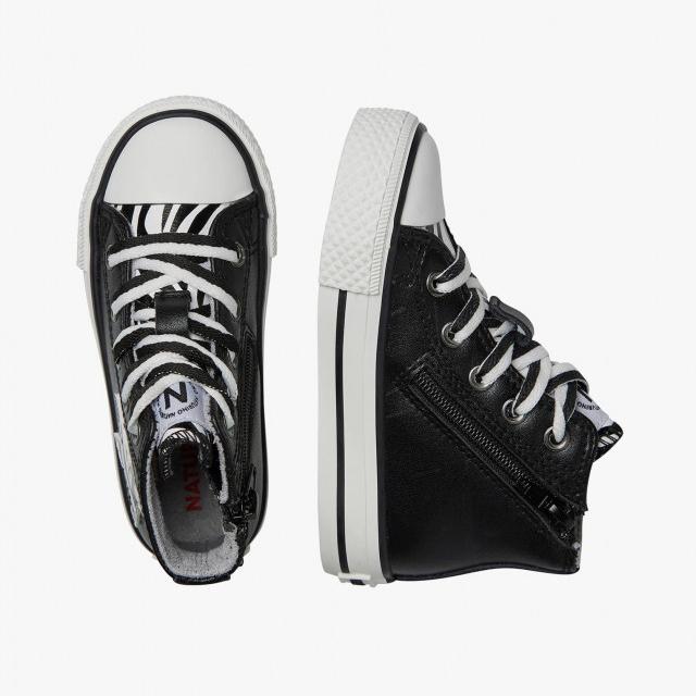 NATURINO 0012018582-01-0A01 BLACK Sneakers Bambina 
