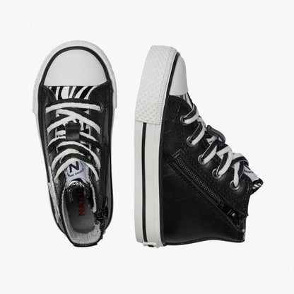 NATURINO 0012018582-01-0A01 BLACK Sneakers Bambina 