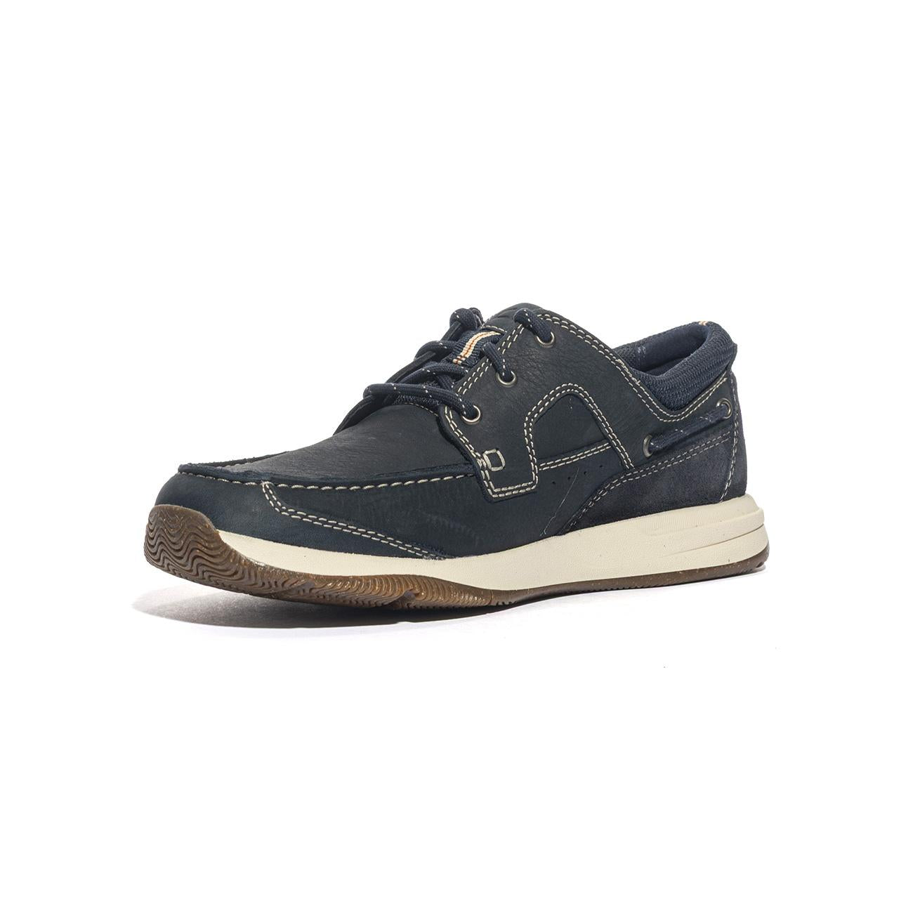 CLARKS 176972 NAVY NUBUK Sneakers Uomo 