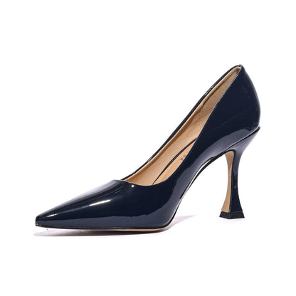 KISS KRISS 4021 VERNICE BLU Decollete Donna 