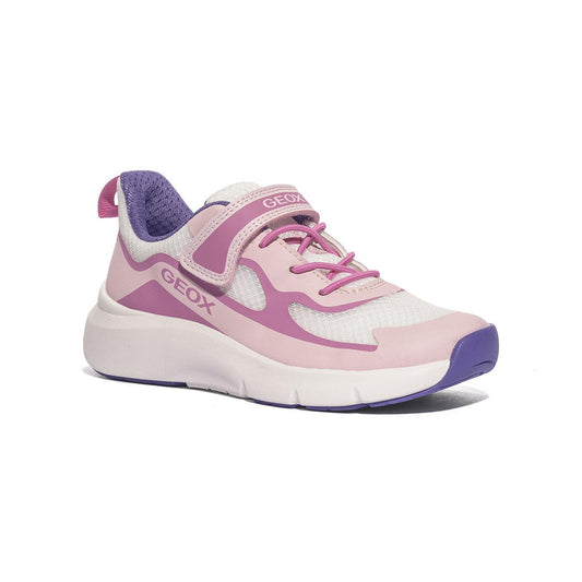 GEOX J65PAC 1454 PINK WHITE    C0550 Sneakers Bambina 