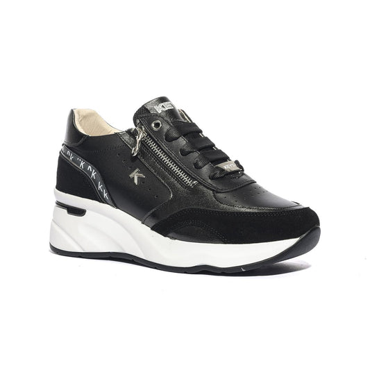 KEYS K10591 BLACK SILVER Sneakers Donna 