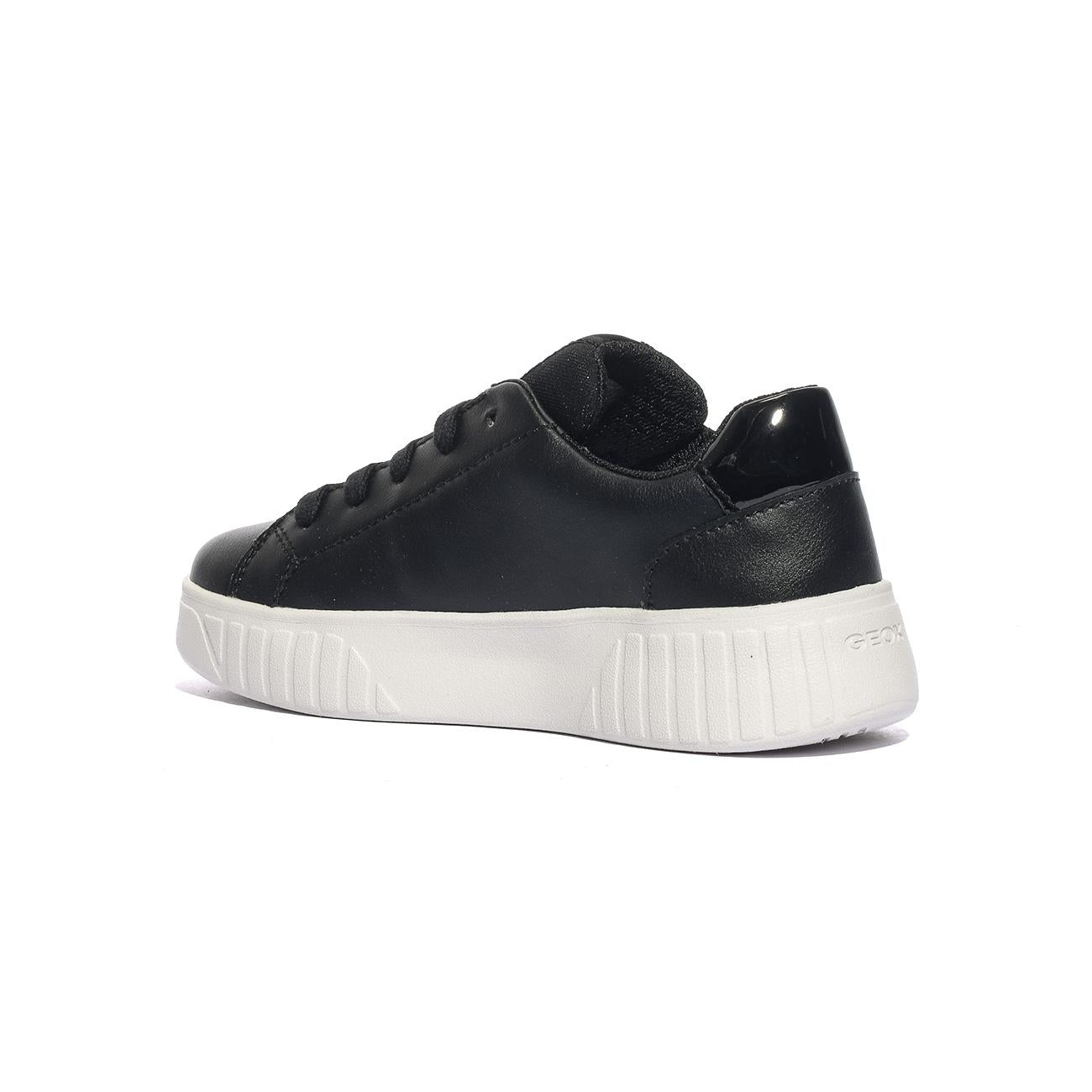 GEOX J45DVA 054AJ BLACK LT GOLD        C9258 Sneakers Bambina 