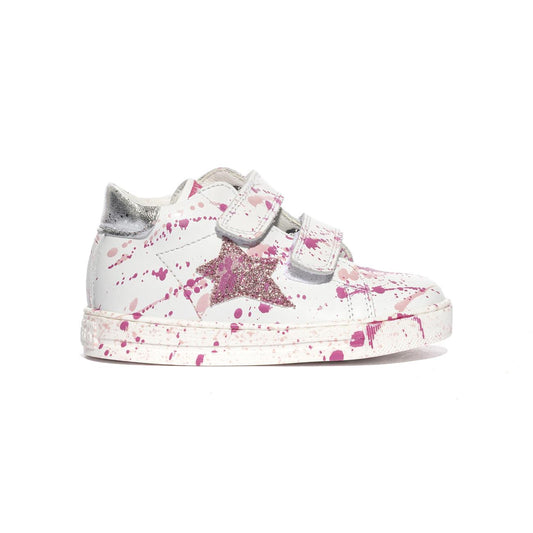 Sneakers Falcotto  Sasha Bianche Rosa 0012015350.B7.1N02WHITE SILVER FALCOTTO