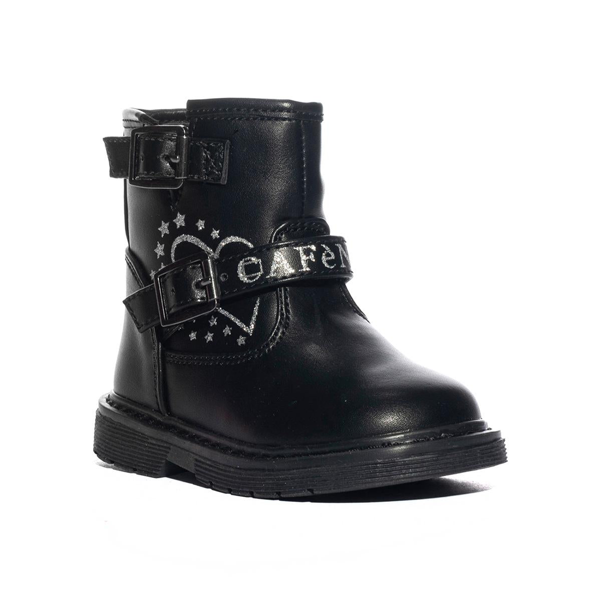 CAFèNOIR C1500 BLACK Stivaletti Bambina 